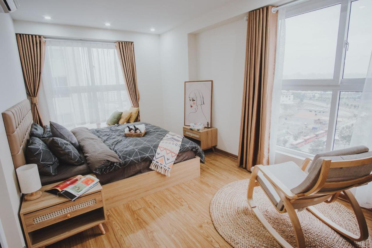 Bunhomestay ☆ Sea-View Bedroom 3Br/Apt☆Netflix+Pool☆Near Harbour Халонг Экстерьер фото
