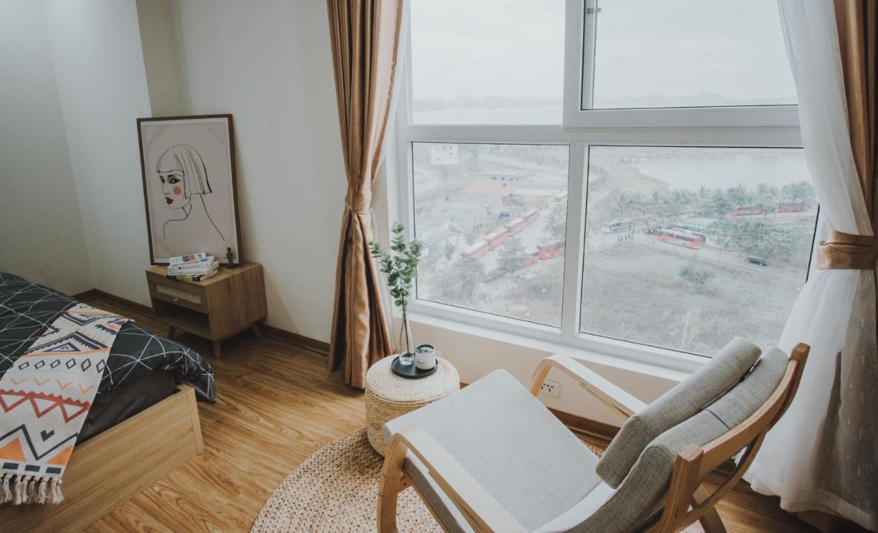 Bunhomestay ☆ Sea-View Bedroom 3Br/Apt☆Netflix+Pool☆Near Harbour Халонг Экстерьер фото