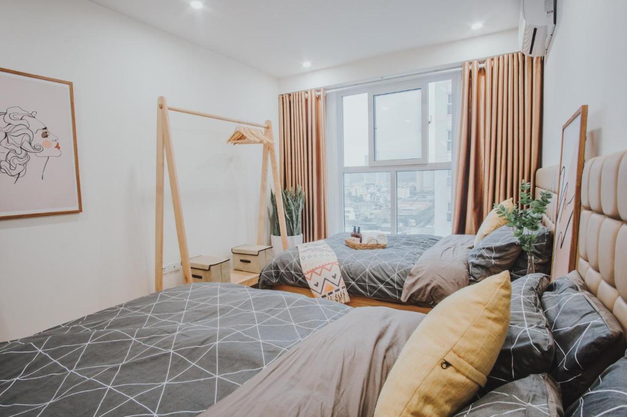 Bunhomestay ☆ Sea-View Bedroom 3Br/Apt☆Netflix+Pool☆Near Harbour Халонг Экстерьер фото